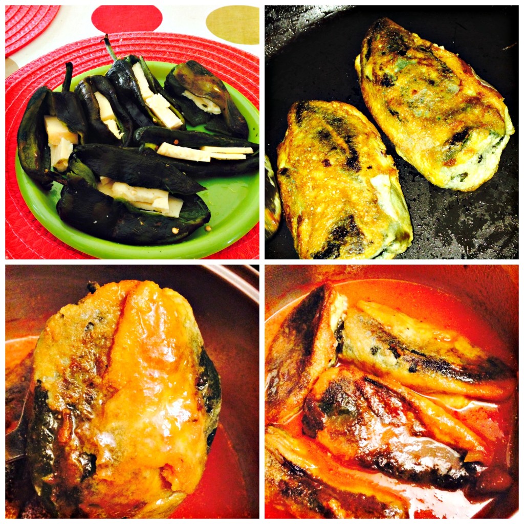 Receta Chiles Rellenos