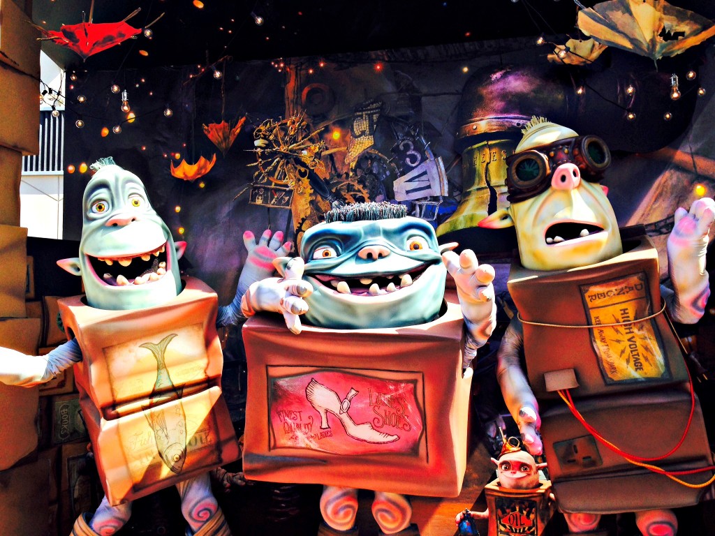 Saludando a nuestros amigos “Los Boxtrolls”