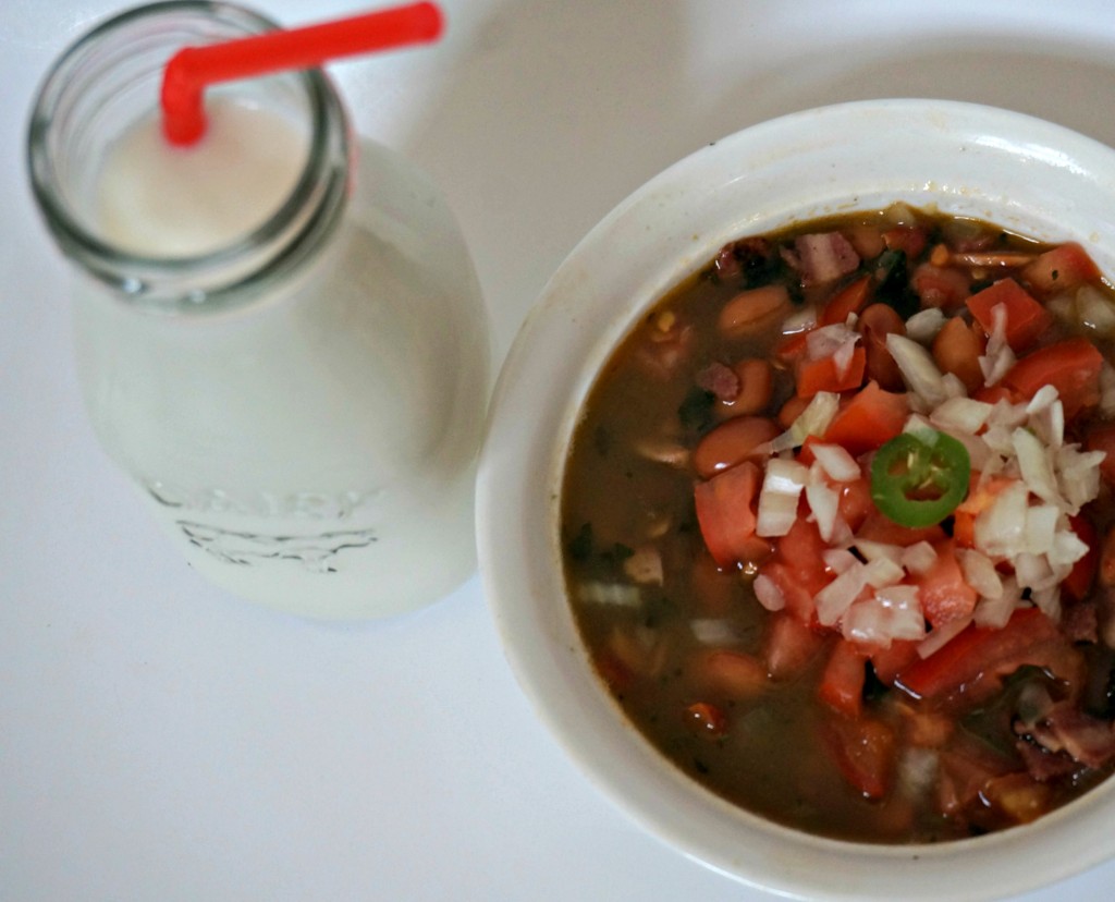 Leche y Frijoles Charros