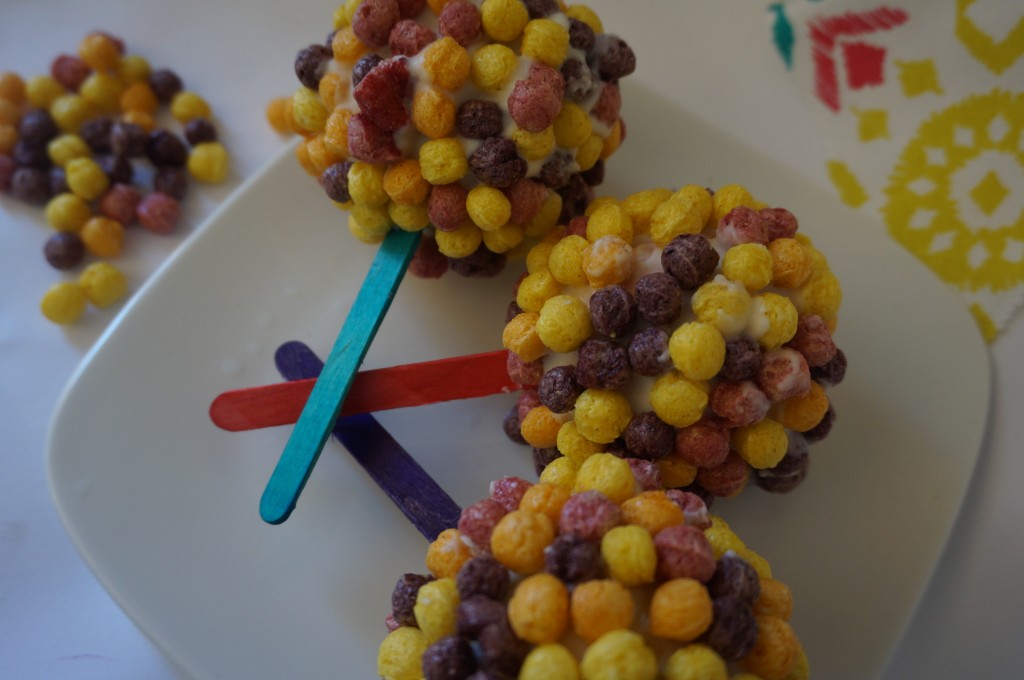 Paletas de cereal Trix para el Día del Niños