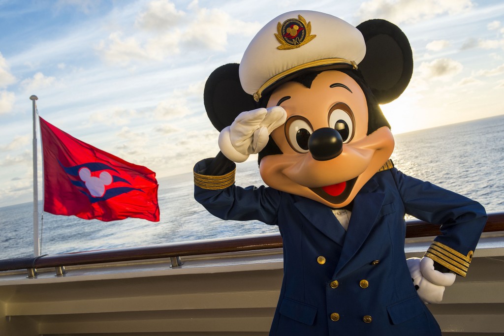 The Disney Magic crew wouldn’t be complete without Captain Mickey, who greet guests onboard the ship. Special visits from favorite Disney characters are guaranteed to delight the entire family every day on the Disney Magic. (Matt Stroshane, photographer)