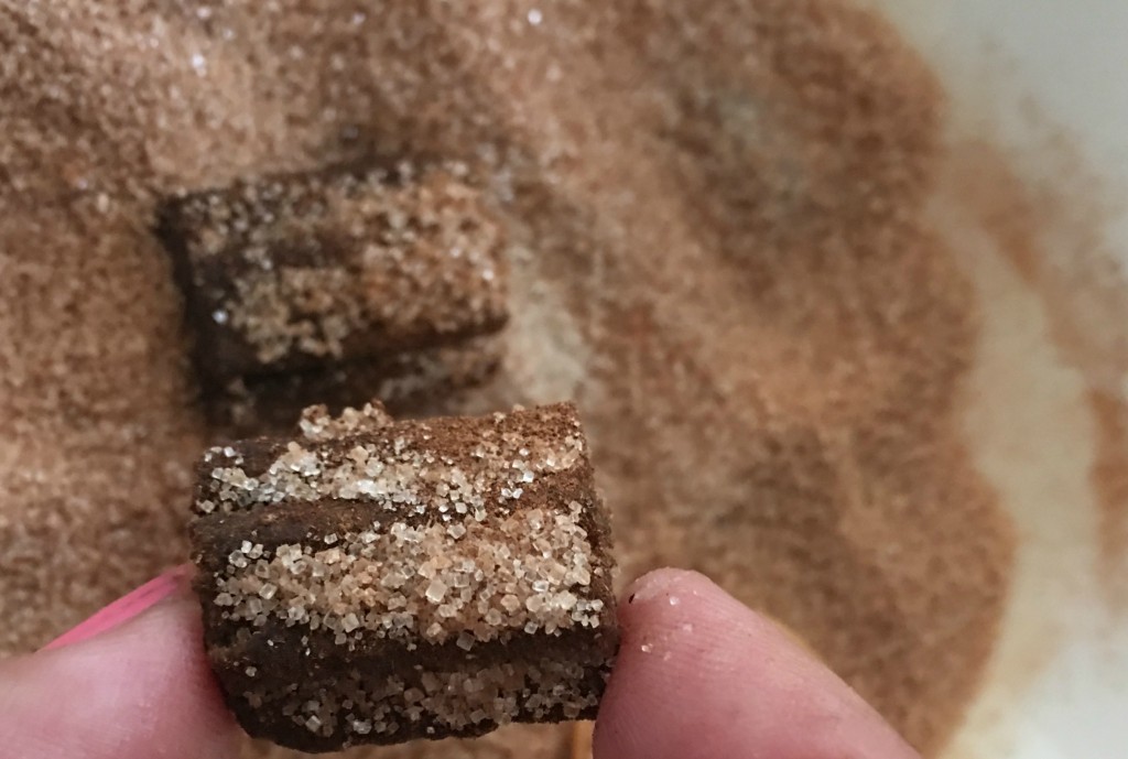 Churros con canela y azucar