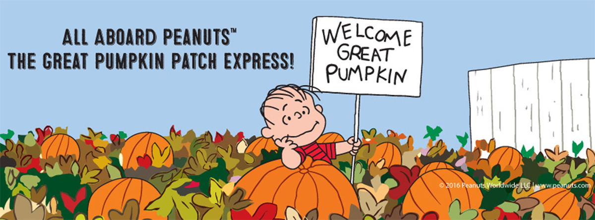 Charlie Brown Pumpkin Patch Train Rides
