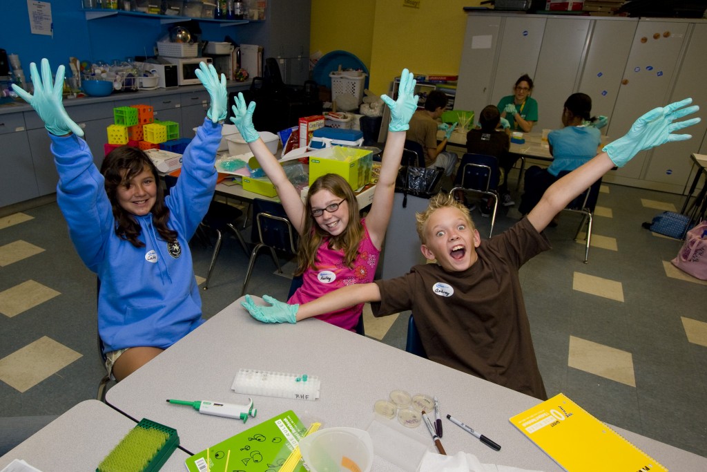 Excited Kids -Courtesy Reuben H. Fleet Science Center