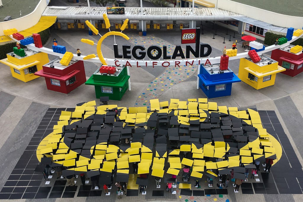 batsignal en Legoland California
