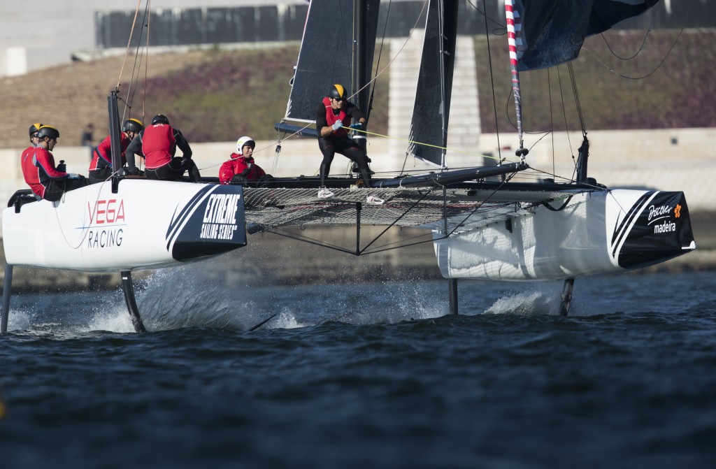 The Extreme Sailing Series 2016. Act 7. Lisbon. Portugal. 9th October 2016. Credit - Lloyd Images