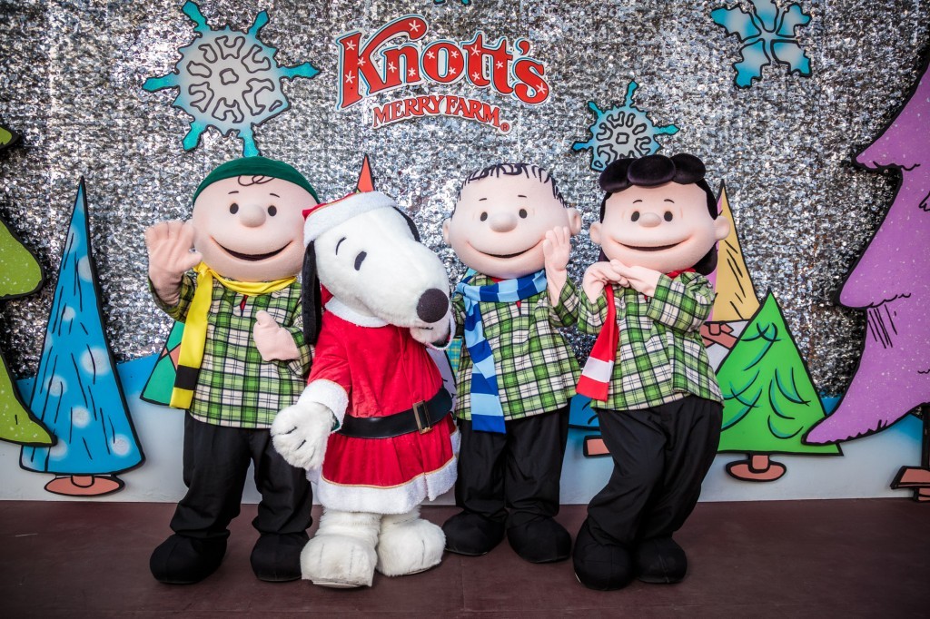 peanuts-characters en Knott's Merry Farm