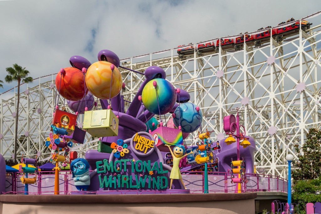 Inside Out Emotional Whirlwind at Disney California Adventure Park