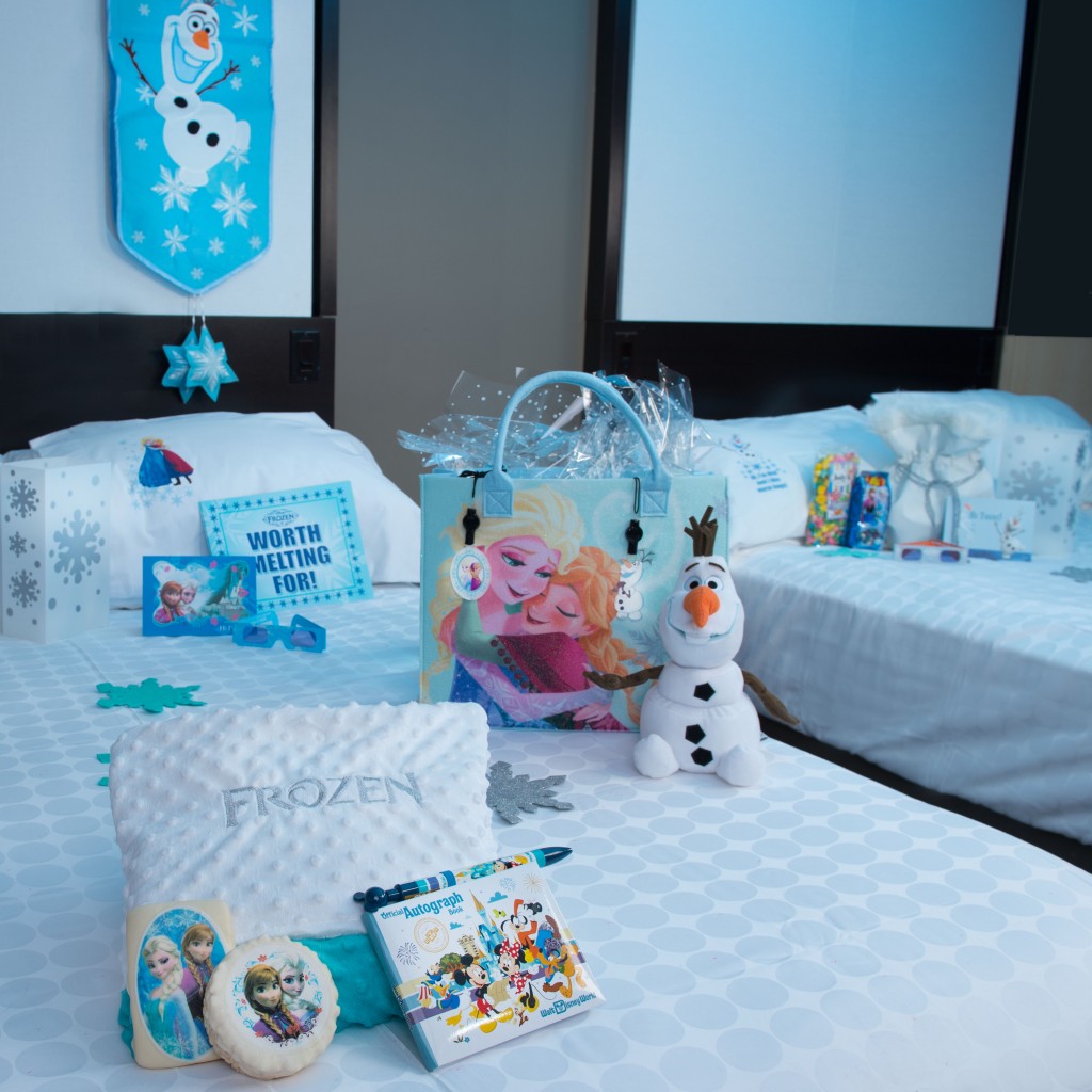 “Frozen” In-Room Celebration Package Option at Disneyland Resort Hotels